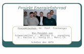 Projekt Energiefahrrad Projektleiter: Hr. Prof. Freiberger Ein Projekt von Schwarzmüller J., Möllner D., Jeanplong D., Karlas G., König St., Mattl Ch.