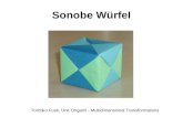 Sonobe Würfel Tomoko Fusè, Unit Origami - Multidimensional Transformations.