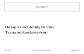 SS 2011EK Produktion & LogistikKapitel 3/1 Kapitel 3 Design und Analyse von Transportnetzwerken.