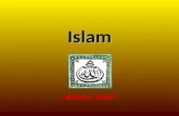 Islam Allahu- Gott. Was ist der Islam? "Islam" bedeutet "Hingabe, Annahme, Übergabe, Unterwerfung" Die Religion des Islam wird als die Anerkennung und.