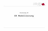 SS 2009 – IBB4C Datenmanagement Fr 15:15 – 16:45 R 1.006 Vorlesung #3 ER Modellierung.