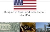 1.5 Religion in Staat und Gesellschaft anderer Länder Mannschaft1,5 Tage Religion in Staat und Gesellschaft der USA.