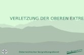 Österreichischer Bergrettungsdienst VERLETZUNG DER OBEREN EXTREMITÄT.