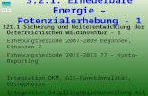 19. Juni 2007Waldforum - Präsentation HOBI 1 3.2.1. Erneuerbare Energie – Potenzialerhebung - 1 321.1 Sicherung und Weiterentwicklung der Österreichischen.