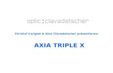 AXIA TRIPLE X Christof Carigiet & Gian Clavadetscher präsentieren: