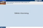 1 SWeb Alarming PG5 Building Advanced / DDC Suite 2.0 SWeb Alarming SWeb Alarming.
