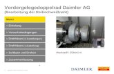 1 Application Center Automotive/ R. Krause Vordergelegedoppelrad Daimler AG (Bearbeitung der Reibschweißnaht) Menü » Einleitung » Schlitzen und Drehen.