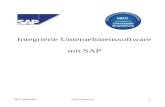 WS 2003/04SAP-Theorie1 Integrierte Unternehmenssoftware mit SAP.