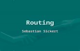 Routing Sebastian Sickert. Was ist ein Router? Ein Router ermöglicht es mehrere Netzwerke mit unterschiedlichen Protokollen und Architekturen zu verbinden.Ein.