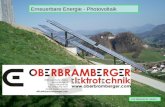 Erneuerbare Energie - Photovoltaik LKR Bösendorfer Johann.