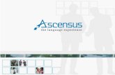 Ascensus AG Wieslergasse 2 - CH - 8049 Zürich - bbruno@ascensus.ch - Tel. +41 79 448 39 35 2 Deutsch als Alltagssprache interaktiv erlernen.