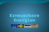 Übersicht Was bedeutet regenerative Energie? Welche regenerativen Energiequellen gibt es? Sonnenenergie Windenergie Wasserkraft Bioenergie Geothermie.