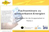 20100205/Iken Draeger/UfU Verbundprojekt powerado-plus 1 Fachseminare zu erneuerbaren Energien Impulskarten für die Gruppenarbeit in Thema 1 Quelle: BMU.