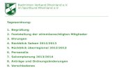 Badminton Verband Rheinland e.V. im Sportbund Rheinland e.V. Tagesordnung: 1.Begrüßung 2.Feststellung der stimmberechtigten Mitglieder 3.Ehrungen 4.Rückblick.