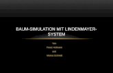 Von Franz Hofmann und Marius Schmidt BAUM-SIMULATION MIT LINDENMAYER- SYSTEM.