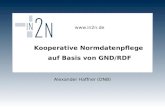 Www.in2n.de Kooperative Normdatenpflege auf Basis von GND/RDF Alexander Haffner (DNB)