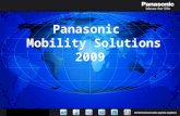 Panasonic Mobility Solutions 2009. Herzlich Willkommen Next Generation DECT-Systemendgeräte KX-TCA175 und KX-TCA275 Neue DECT-Basisstationen KX-TDA155/156.