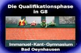 1 Die Qualifikationsphase in G8 Bad Oeynhausen. 2 Aufbau der Oberstufe 2 Abiturprüfung Jgst. 12 Qualifikationssphase 2 (Q2) Jgst. 11 Qualifikationssphase.