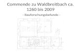 Commende zu Waldbreitbach ca. 1260 bis 2009 - Bauforschungsbefunde -
