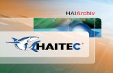 HAIArchiv. Herzlich Willkommen HAITEC Professional Software Solutions Datenarchivierung mit HAIArchiv.