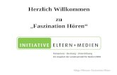 Helgo Ollmann: Faszination Hören Herzlich Willkommen zuFaszination Hören.