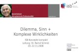 CC-by-Lizenz, Autor: Bernd Schmid für isb-w.euisb-w.eu Systemische Professionalität 2013  Dilemma, Sinn + Komplexe Wirklichkeiten ISB-Konzepte.