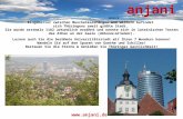 Anjani REISE & VERANSTALTUNGS SERVICE  Eingebettet zwischen Muschelkalkhängen und Wäldern befindet sich Thüringens zweit größte Stadt. Sie.