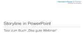Storyline in PowerPoint Tool zum Buch Das gute Webinar.