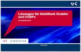 Lösungen für Mobilfunk Enabler und (V)SPs Lösungsübersicht 25.02.2010.