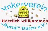 Tätigkeit Bericht 2013 Imkerverein Rurtal e.V. Düren.