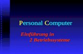 Personal Computer Einführung in 2 Betriebssysteme.
