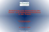 SCHMIDT CONSULTING - 7500 St. Moritz  Bedeutung und Anwendung des Share- und Stakeholderansatzes in der Praxis Referatsunterlagen.