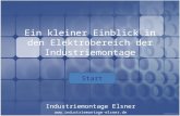 Ein kleiner Einblick in den Elektrobereich der Industriemontage Industriemontage Elsner  Start.