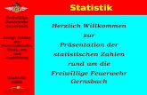 Freiwillige Feuerwehr Gernsbach Statistik 2006 Herzlich Willkommen zur Präsentation der statistischen Zahlen rund um die Freiwillige Feuerwehr Gernsbach.