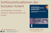 Schlüsselsituationen der Sozialen Arbeit als Scharnier zwischen Theorie, Wissenschaft und Praxis Prof. Regula Kunz Adi Stämpfli, MSc.