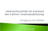 Umgang mit Vielfalt Staatliches Seminar für Didaktik und Lehrerbildung (GWHS) Offenburg, Kontakt Eva Woelki.