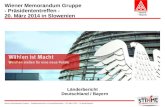 Bezirk Bayern Wiener Memorandum Gruppe – Präsidententreffen in Sezana/Slowenien – 20. März 2014 / IG Metall Bayern Wiener Memorandum Gruppe - Präsidententreffen.