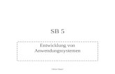 Oliver Basel SB 5 Entwicklung von Anwendungssystemen.