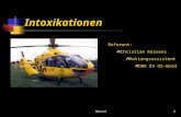 Kessi1 Intoxikationen Referent: Christian Kessens Rettungsassistent DRK KV OS-Nord.