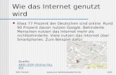 SEO-Texten Wie das Internet genutzt wird Etwa 77 Prozent der Deutschen sind online. Rund 90 Prozent davon nutzen Google.