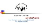 Trainertreffen Deutschland Das Kontakt- und Service-Netzwerk für Weiterbildner.