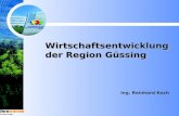 Wirtschaftsentwicklung der Region Güssing Ing. Reinhard Koch.