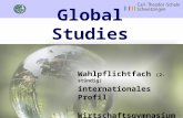 Global Studies Wahlpflichtfach (2-stündig) internationales Profil Wirtschaftsgymnasium.