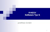 1 RHESY Software Typ S proRheo GmbH. 2 Dipl.Ing. Lothar Gehm proRheo GmbH Die Messung.