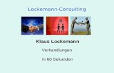 Lockemann-Consulting Klaus Lockemann Verhandlungen in 60 Sekunden