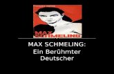 MAX SCHMELING: Ein Berühmter Deutscher. MAX SCHMELING KÄMPFER SOLDAT.