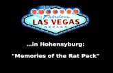 …in Hohensyburg: "Memories of the Rat Pack". I`m Gonna Live Till I Die.