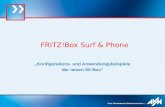 FRITZ!Box Surf & Phone Konfigurations- und Anwendungsbeispiele der neuen S0-Box.