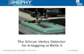 The Silicon Vertex Detector for b-tagging at Belle II Verteidigung der Dissertation, 19.2.2014 M. Valentan.