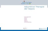 Adjunktive Therapie der Sepsis Vortragender Autor Datum Veranstaltung.